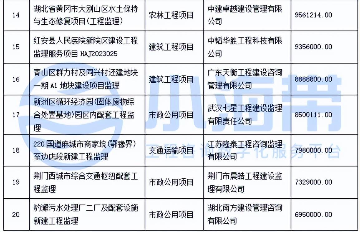 Kaiyun 开云湖北省政府领域工程咨询市场分析报告（2023年1季度）(图17)