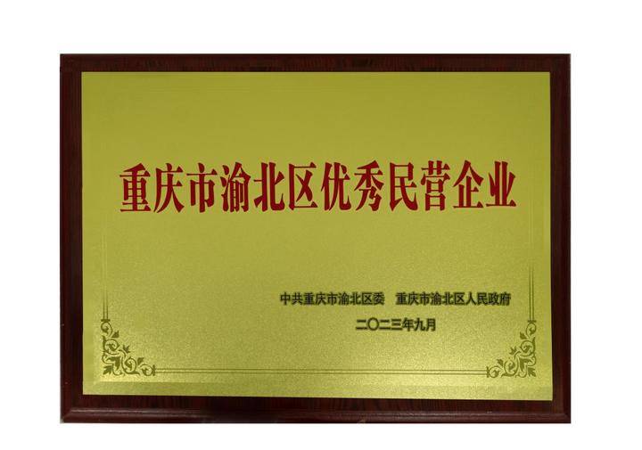 荣获“重庆市渝Kaiyun 开云北区优秀民营企业”称号(图3)