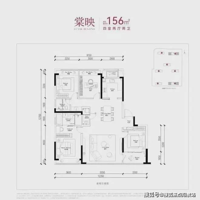 苏州园区『月上海棠轩』官方网站最新房开云 开云体育平台价-户型配套！(图7)