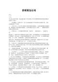 开云体育 开云平台营销策划合同模板(图37)