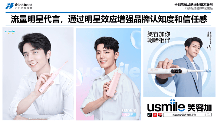 开云APP 开云官网入口排名前三品牌全案咨询公司行舟品牌咨询：超级营销策略助力usmile强势爆发(图5)