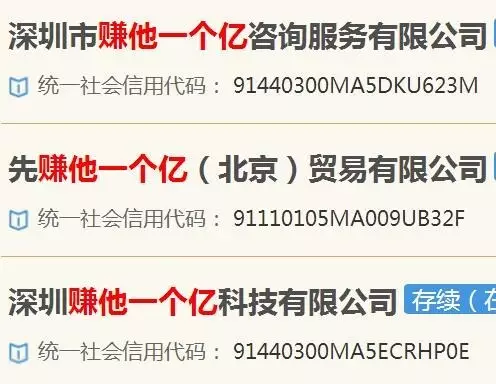 开云体育 Kaiyun.com 官网入口公司起名蹭热点蓝瘦、川普全像山寨！(图10)